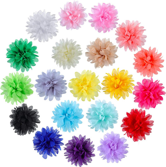 Colorful 10 Cm/4 Inch 20 Pcs Pet Flower Collar Bow Dog Collar Dog Flower Accessory for stylish puppy grooming.