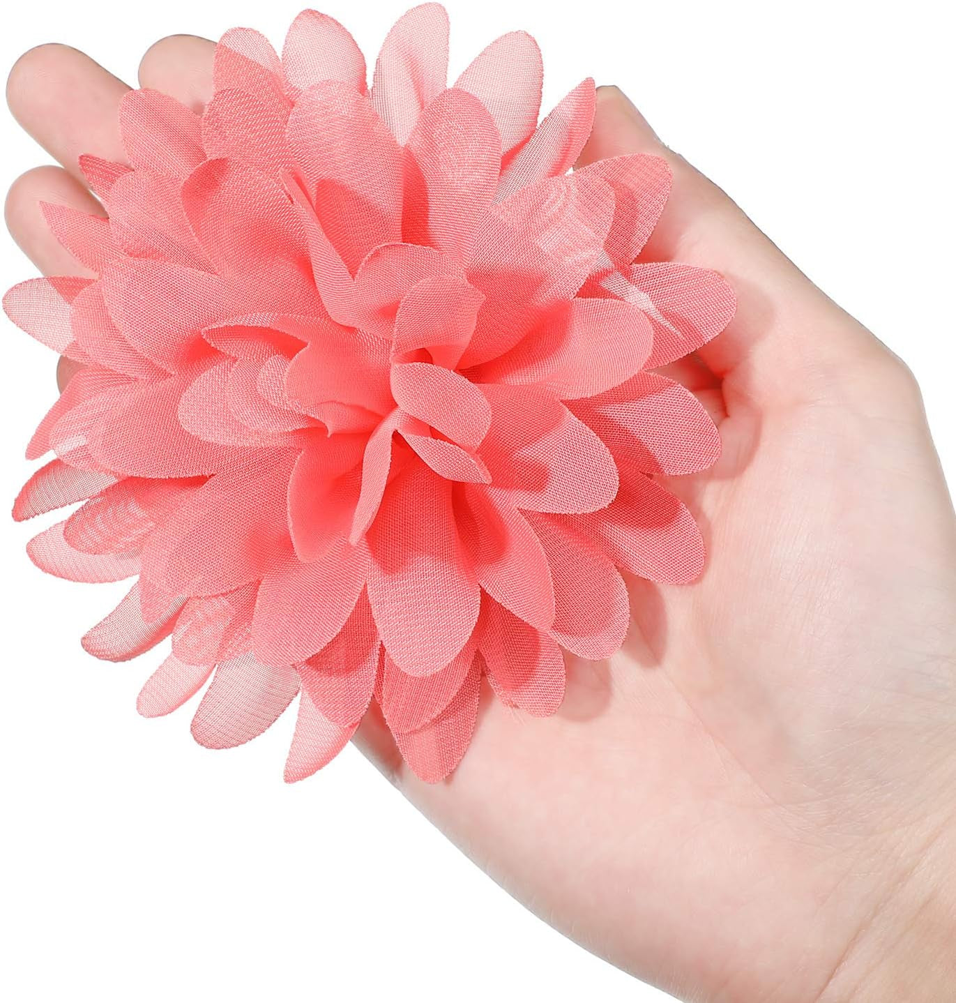 20 Pcs 12 Cm/ 4. 7 Inch Pet Flower Collar Bow Dog Collar Dog Flower Accessory Multi Color Soft Chiffon Bow Tie Charms for Puppy Grooming Accessories