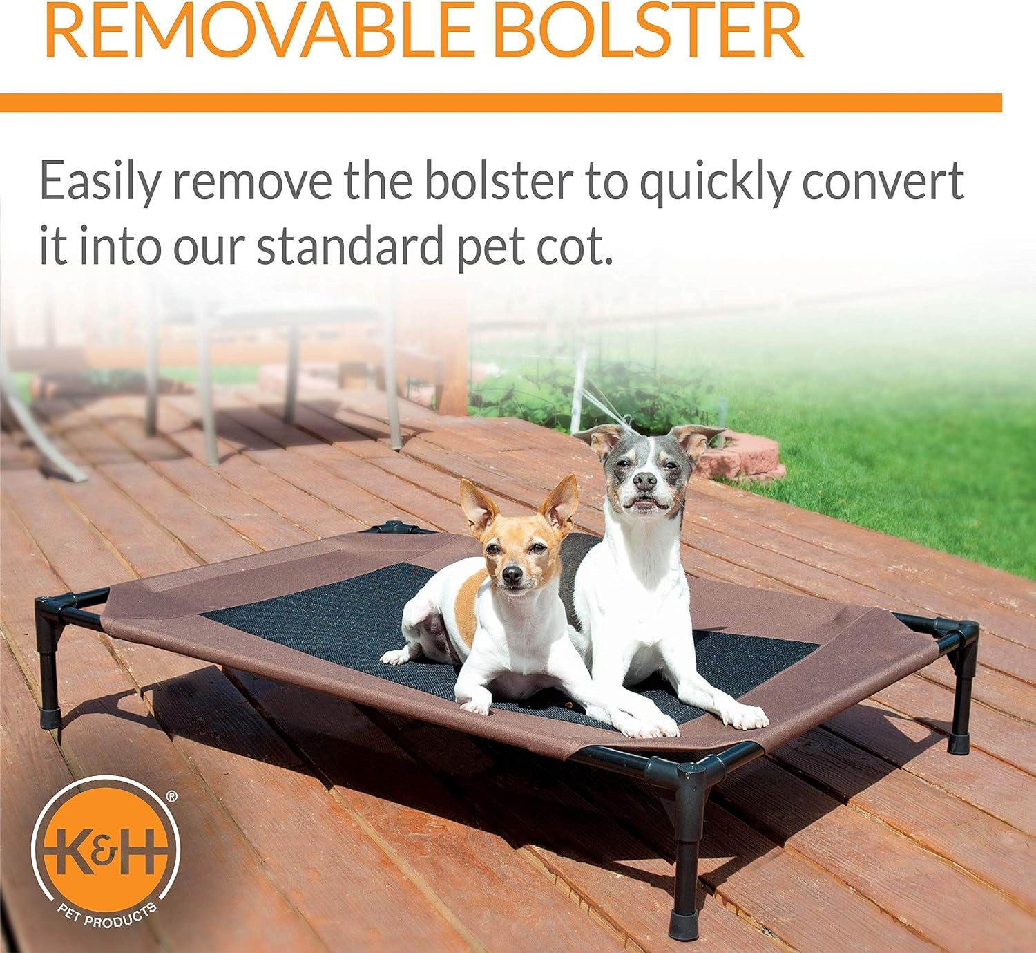 Bolstered Outdoor Pet Cot