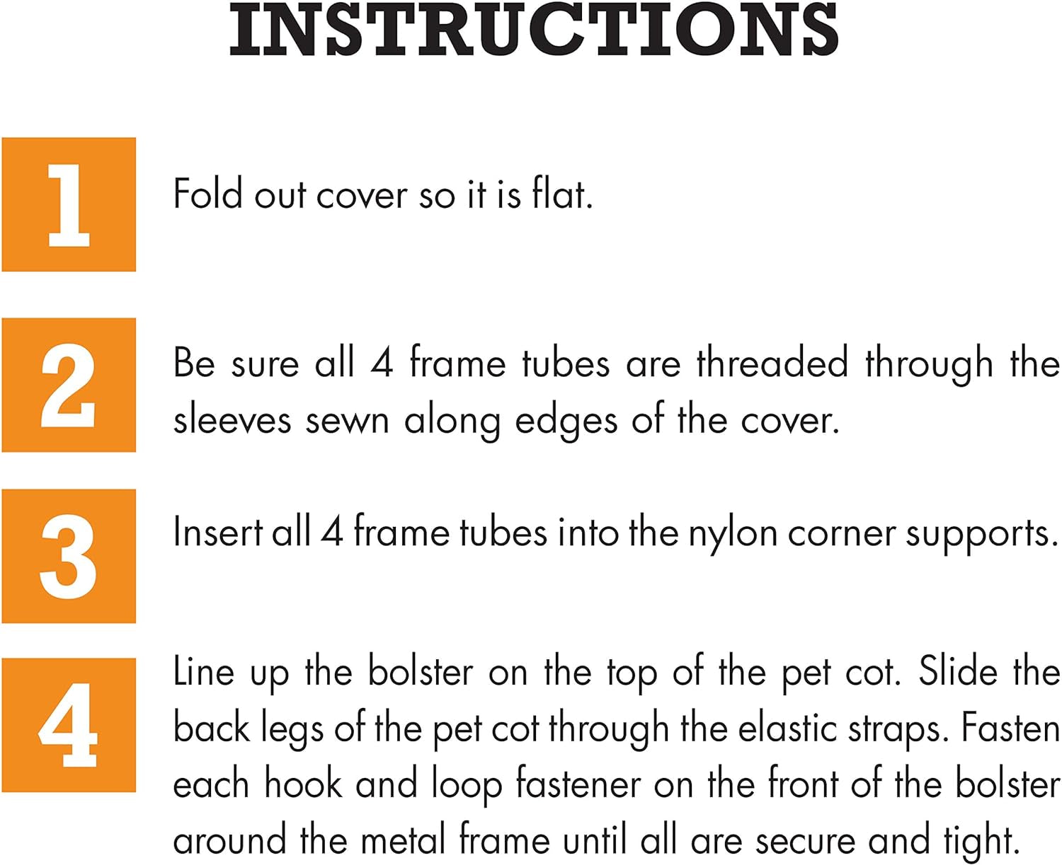 Bolstered Outdoor Pet Cot