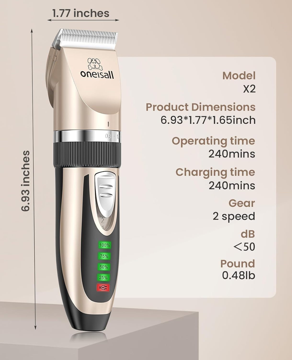 Dog Clippers Rechargeable