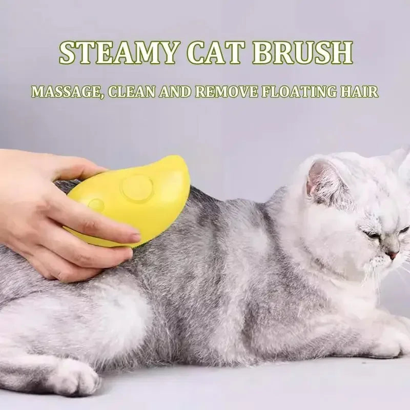 Cat And Dog Steam Massage Brush