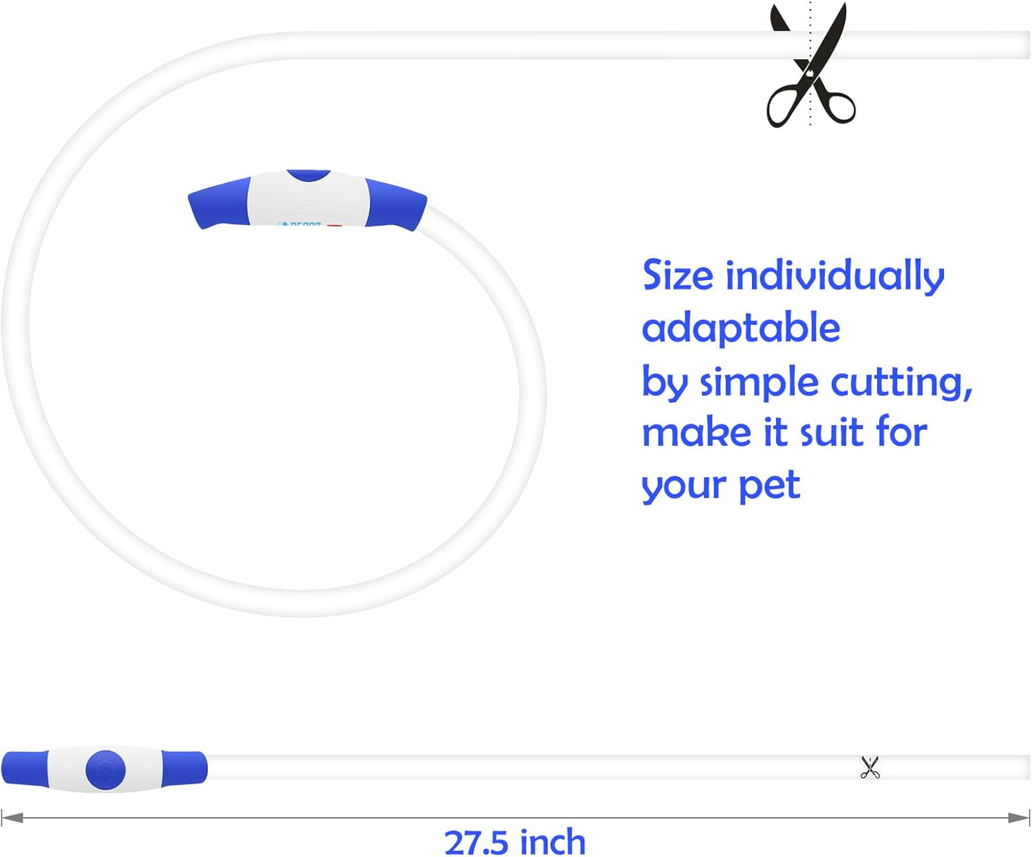 USB Rechargeable Dog Collar Light