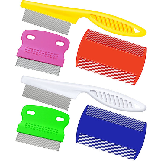 Six Piece Pet Lice Comb
